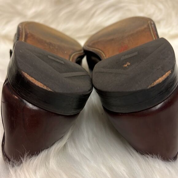 Allen Edmonds Walden Oxblood Leather Slip On Loafer Shoes Men's Size 10 B26 - Picture 10 of 13